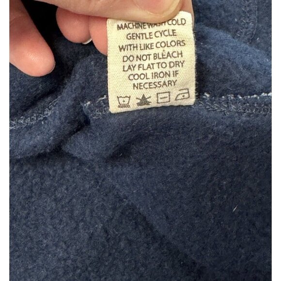 Max Studio Weekend Blue Cotton Jacket Asymmetrical Long Loungewear Sweatshirt M - Picture 8 of 11